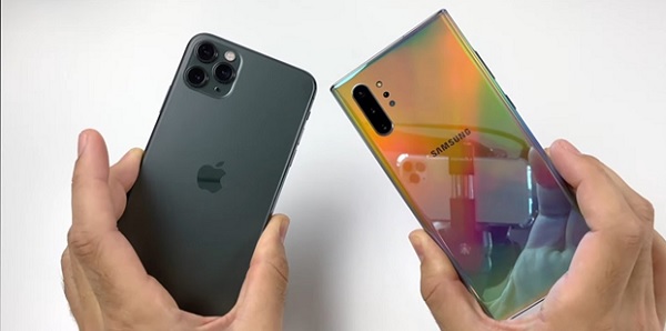 samsung note 10 iphone 11 pro